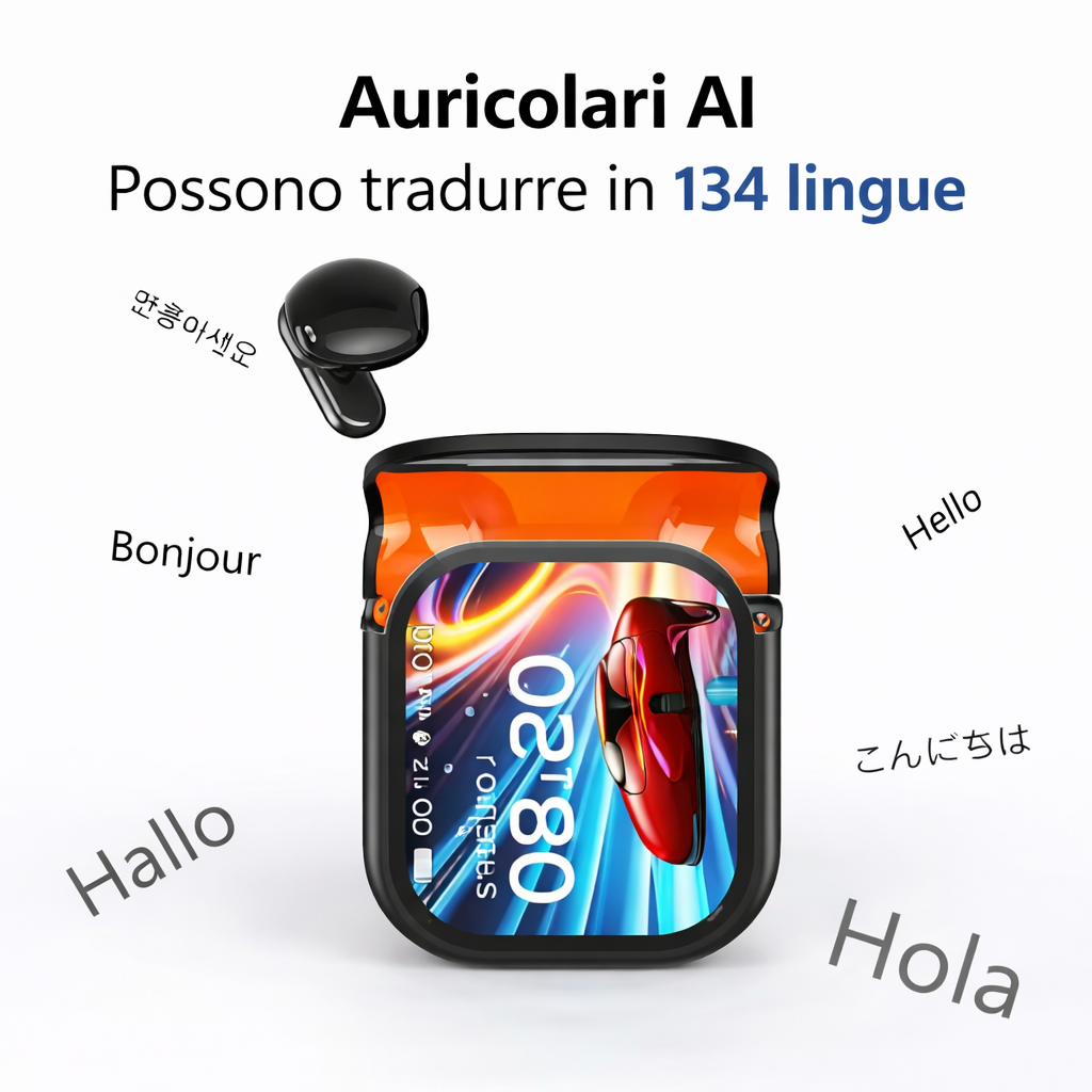 Cuffie wireless con traduttore AI integrato